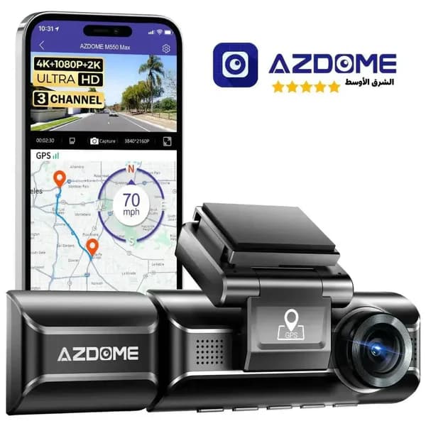 azdom dash kam 4k m550 max tsoyr khlfy 2k 4361198